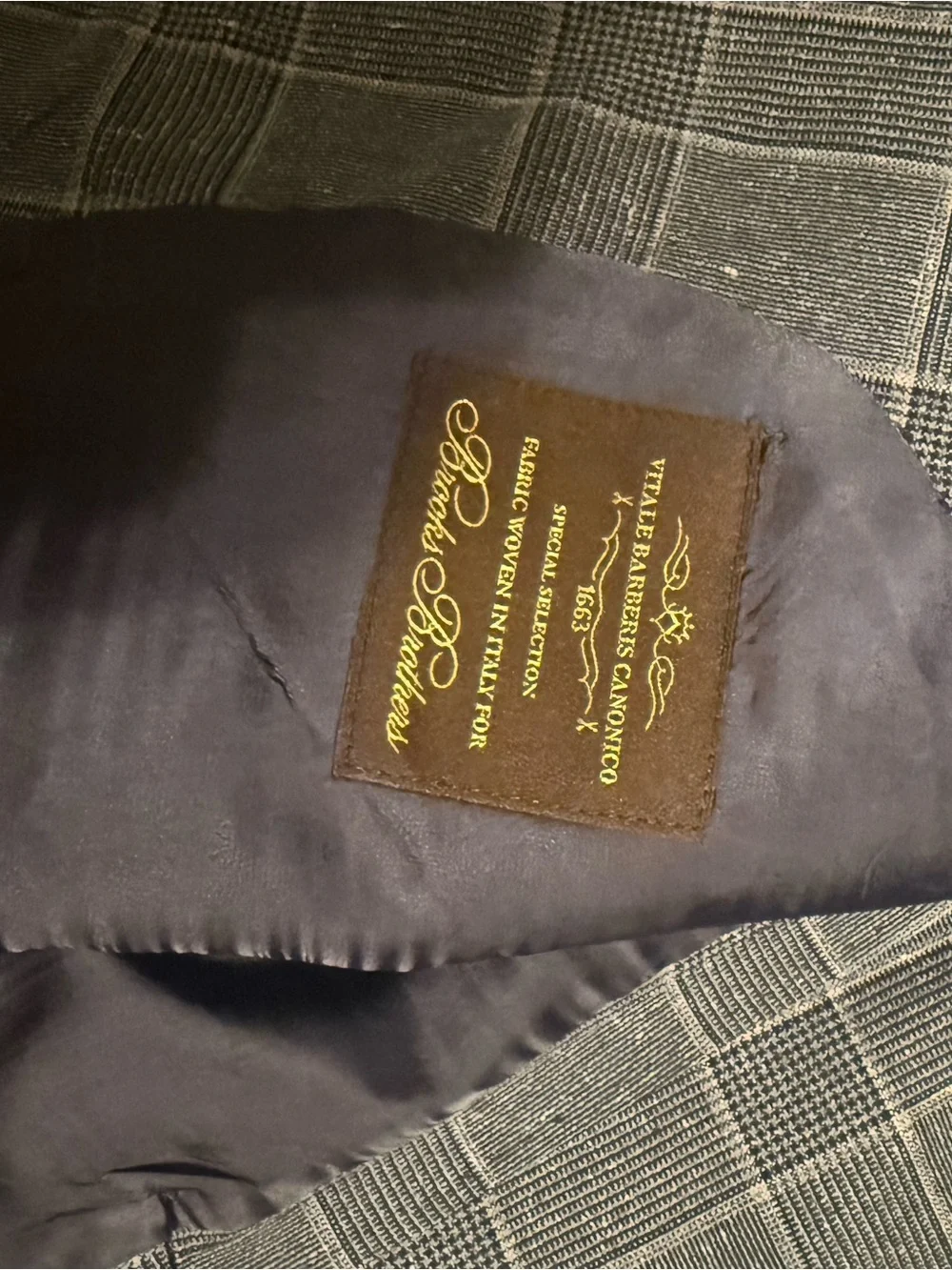 Brooks Brothers Blue Windowpane Two-Piece Suit